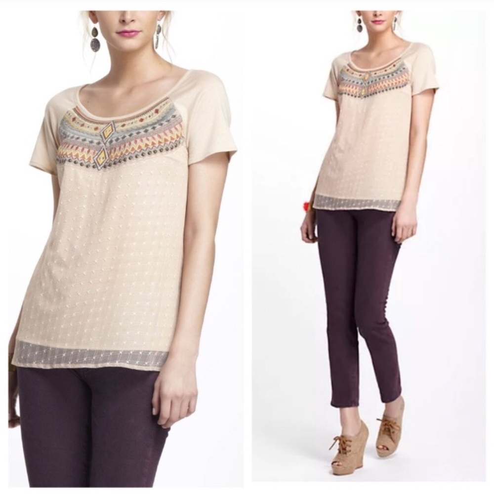Lilka for Anthro Tulle Blouse Sz Large NWT